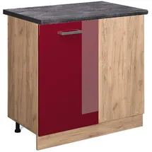 Vicco Eckunterschrank R-Line 86 x 60 x 81,6 cm Rot
