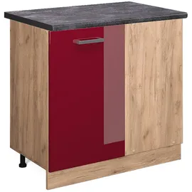 Vicco Eckunterschrank R-Line 86 x 60 x 81,6 cm Rot