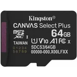 Kingston Canvas Select Plus 64 GB MicroSDXC, Speicherkarte - schwarz, UHS-I