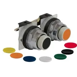 Schneider Electric 9001KR11UH1H1 Drucktaster, 7 Farben zur Auswahl, Ø 30, mech. verriegelt, beides gewartet, 1 OC