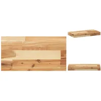 VidaXL Schweberegal 40x20x4 cm Ölbeschichtung Massivholz Akazie