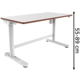 FlexiSpot Kinderschreibtisch SD1W, weiß, elektrisch höhenverstellbar, 100 x 55-89 x 60cm