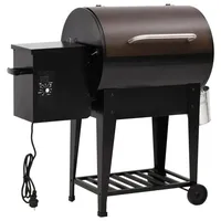 vidaXL Pelletgrill 94 cm mit Ablage