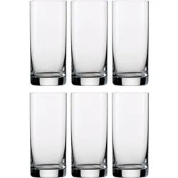 Longdrinkglas EISCH GERMANY "VINO NOBILE", transparent, H:14,5cm Ø:6,3cm, Kristallglas, Trinkgefäße, 6-teilig, hohe Bruchfestigkeit, 360 ml