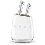 Smeg 50's Style Messerblock 6-tlg. Weiß