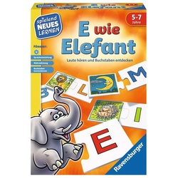 Ravensburger Spiel, E wie Elefant,Lernspiel bunt