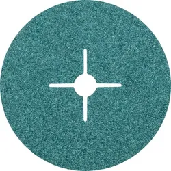 Zirkon Fiberscheibe Ø 180mm Z24 für hohen Abtrag auf Stahl