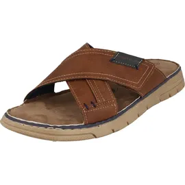 Tom Tailor Flacher Slipper Herren Cognac 41