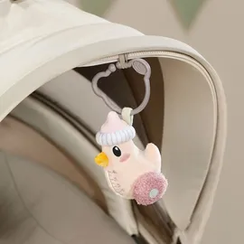 BABY BORN for Babies Plüsch-Fläschchen mit Rassel, Knisterfolie und Clip