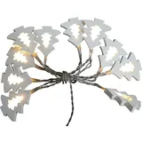 EGB LED Lichterkette Holzbäume 1 m Weiß