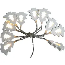 EGB LED Lichterkette Holzbäume 1 m Weiß