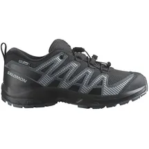 Salomon XA Pro V8 Kinder Schwarz / Turbulence / Quarry 34