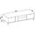 masseno TORINO Lowboard 180 cm Beige MDF