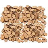 Ameisenkeks® 400 x Astscheiben Holz zum Basteln, Dekorieren für jede Jahreszeit
