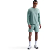 Nike Herren Miler Dri-Fit Uv Running Langarmshirt, Cannon/Reflective Silve,