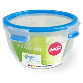 Emsa Frischhaltedose Clip & Close blau 16,7 cm 1,1 l