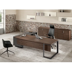 Schreibtisch mit Sideboard Meissa