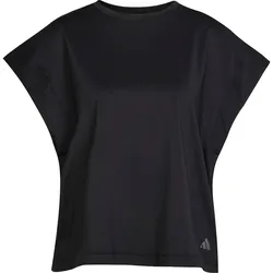 adidas YGA Croptop Damen in black, Größe L - schwarz