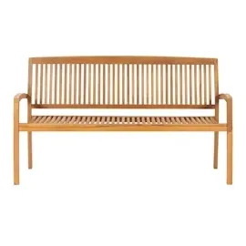 vidaXL Stapelbank 159 x 47 x 90 cm Taupe