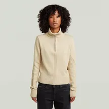 G-Star Milano Half Zip Knit Weiß XS