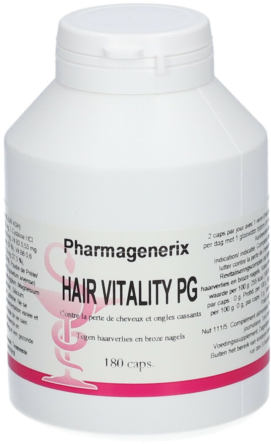 Pharmagenerix HAIR VITALITY PG 180 pc(s) capsule(s)