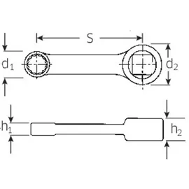 Stahlwille 447A 7/16 02470028 Adapter Doppelsechskant