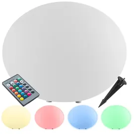 Tectake Kugelleuchte Luminous Eye, LED, mit Fernbedienung - Leuchten, Außenbeleuchtung, Außenleuchten