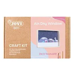 JOVI Modelliermasse DIY Air Dry Fenster mehrfarbig