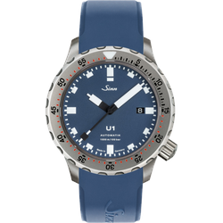 Sinn Taucheruhren U1 B 1010.0102 - blau galvanisiertes,blau - 44mm