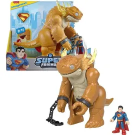 Imaginext Superman Imaginext Actionfigur 7,6 cm und Monster 25 cm, mehrfarbig