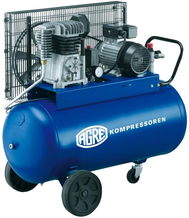 AGRE Kompressor Twister 2400 W | fahrbar | 2,2kW | 230V | 393 Hubvolumen | Höchstdruck 10bar | 93dB