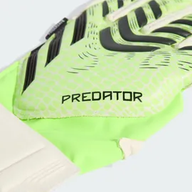 adidas Predator Match Fingersave Torwarthandschuhe - Damen, White / Lucid Lemon / Black, 9