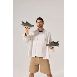Rieker Slip-Ons Herren Grau/Grün 42