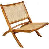 Relaxchair Rattan natur Relaxsessel Wohnzimmerstuhl Wohnzimmer Sessel Stuhl