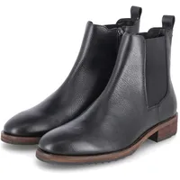 Kaerlek Chelsea Boots/ Stiefeletten Schwarz Glattleder Größe: 44 -