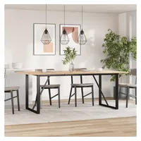 vidaXL Esstisch-Gestell in O-Form 160 x 80 x 73 cm