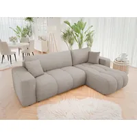 MIRJAN24 Ecksofa Fetrinu, mit Bettkasten und Schlaffunktion, L-Form, Seite Universal beige