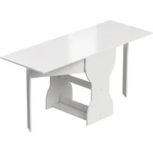 Homcom Klapptisch 60 x 75 x 160 cm weiß
