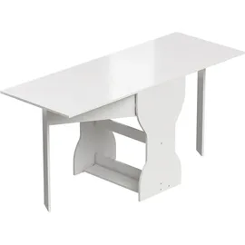 Homcom Klapptisch 60 x 75 x 160 cm weiß