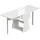 Homcom Klapptisch 60 x 75 x 160 cm weiß