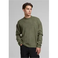 URBAN CLASSICS Oversized Chunky Pullover - Olive - 4XL