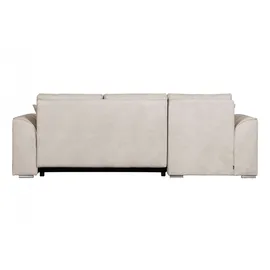 OTTO home Ecksofa OTTO HOME "BEATRICE optionale Schlafsofa mit Bettkasten, B/T/H: 265/170/86 cm", beige (creme), B:265cm H:86cm T:170cm, 100% Polyester, Sofas, Ecksofa, L-Form, wahlweise auch mit Bettfunktion und Bettkasten