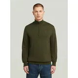 G-Star Premium Core Half Zip Knit Grau L
