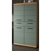 Inn.furn Midischrank Shawn in Salbei und Eiche Badschrank 74