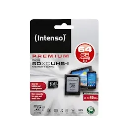 Intenso microSD UHS-I Premium 64 GB + SD-Adapter