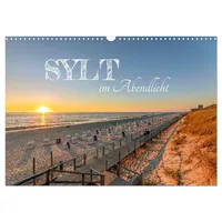 Calvendo Sylt im Abendlicht (Wandkalender 2026 DIN A3 quer),