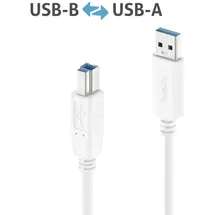 PureLink USB-A auf USB-B 3 m Weiß