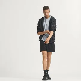 adidas SOFT LUX KAPUZENJACKE - Black