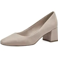 Marco Tozzi Damen Pumps mit Blockabsatz Vegan, Beige (Powder), 38 EU