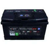 MAXGEAR REVOLUTION Starterbatterie 12V 80Ah 730 740A/EN LB4 Batterie